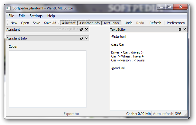 Download PlantUML Editor 1.2.0