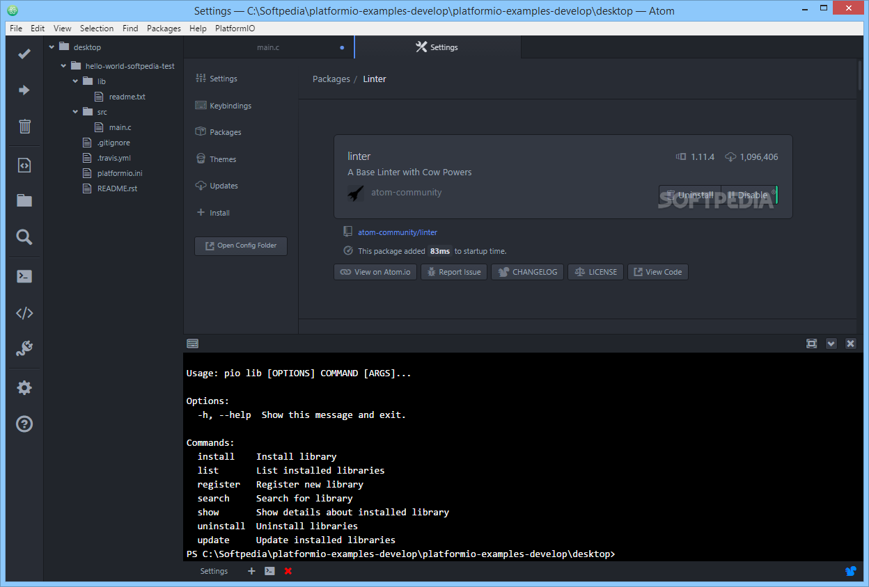 PlatformIO IDE screenshot #5
