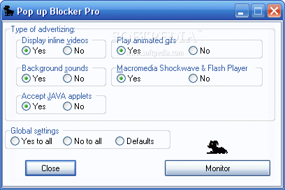 pop up blocker