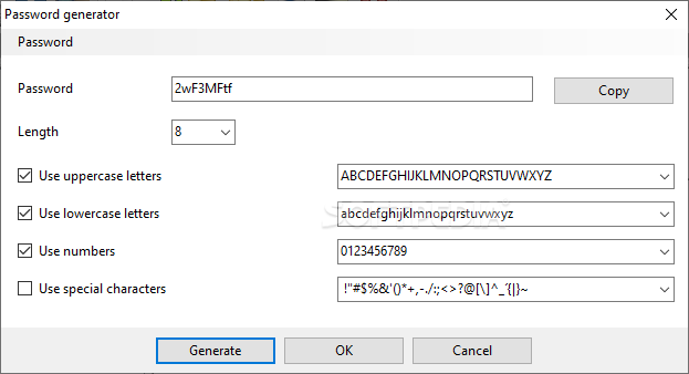 Portable Alternate Password DB screenshot #1