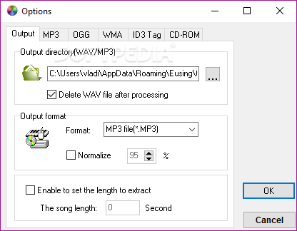 Portable Free CD to MP3 Converter screenshot #4