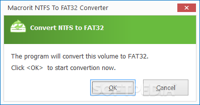 Portable Macrorit NTFS to FAT32 Converter screenshot #1