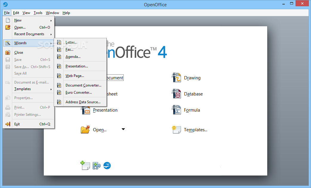 OpenOffice org 4.1.15 instal the last version for windows