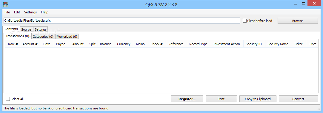 download and install qfx2csv or bank2csv.