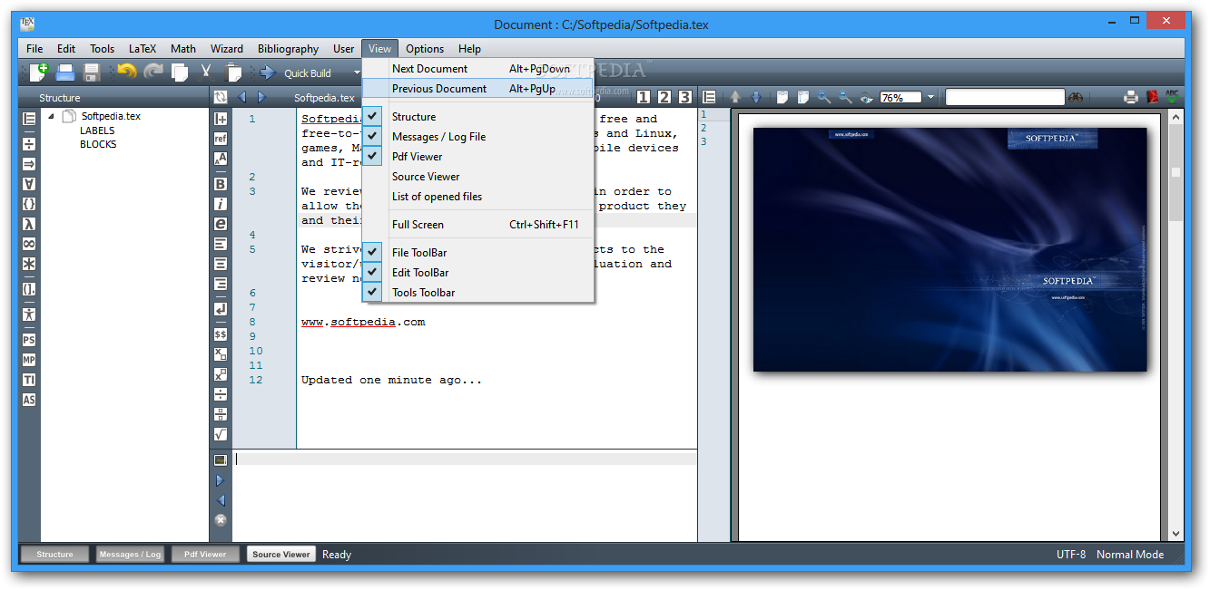 latex text editor windows 10 download
