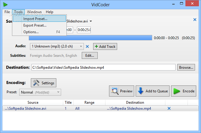 VidCoder 8.26 download the new for windows