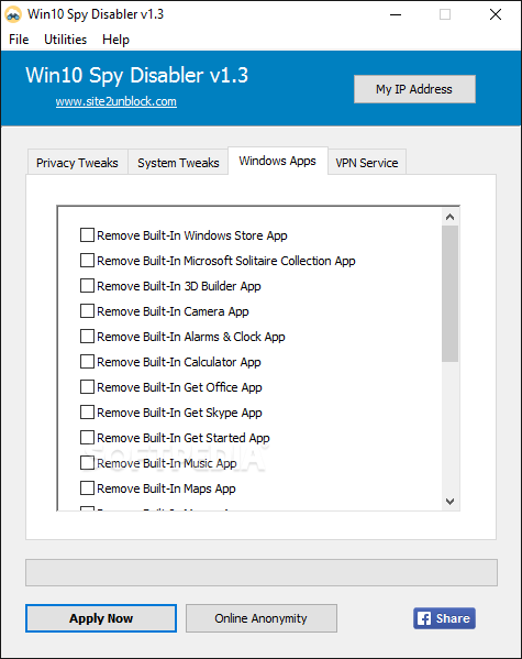 Portable Win10 Spy Disabler screenshot #2