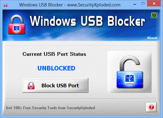 Portable Windows USB Blocker screenshot #0