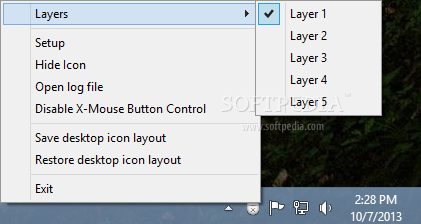 mouse button control portable screenshots