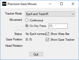 Precision Gaze Mouse screenshot #0