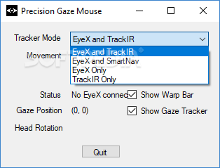 Precision Gaze Mouse screenshot #1
