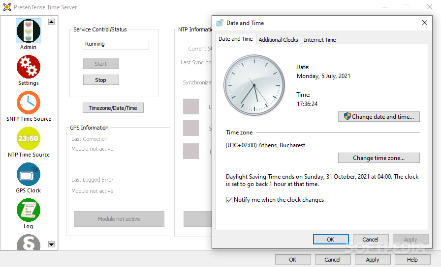 PresenTense Time Server screenshot #4