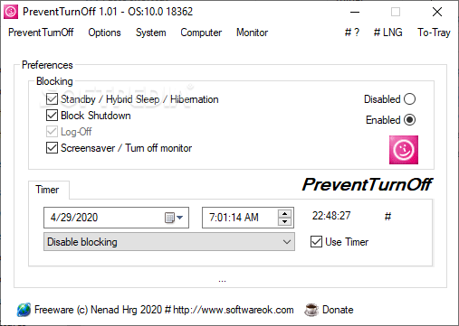 PreventTurnOff 3.31 downloading