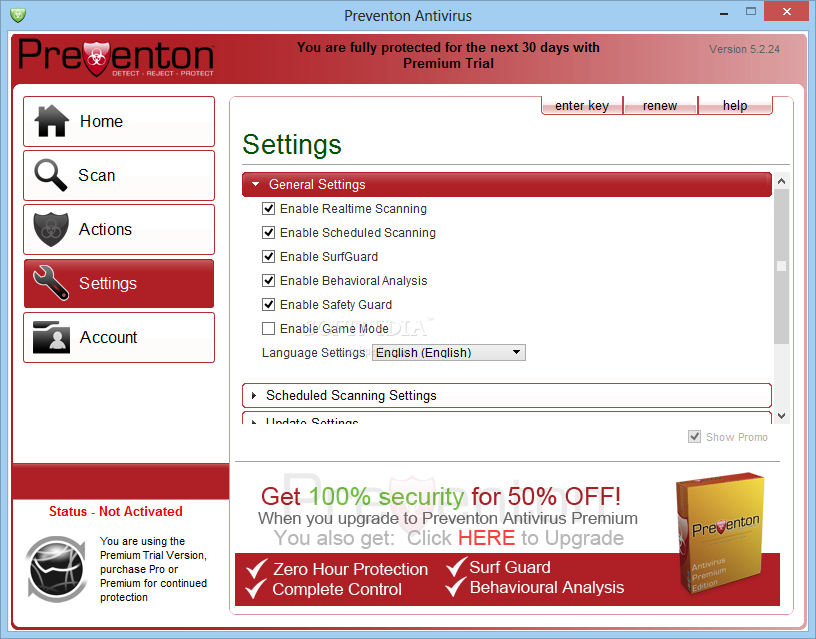 Preventon Antivirus Premium screenshot #4