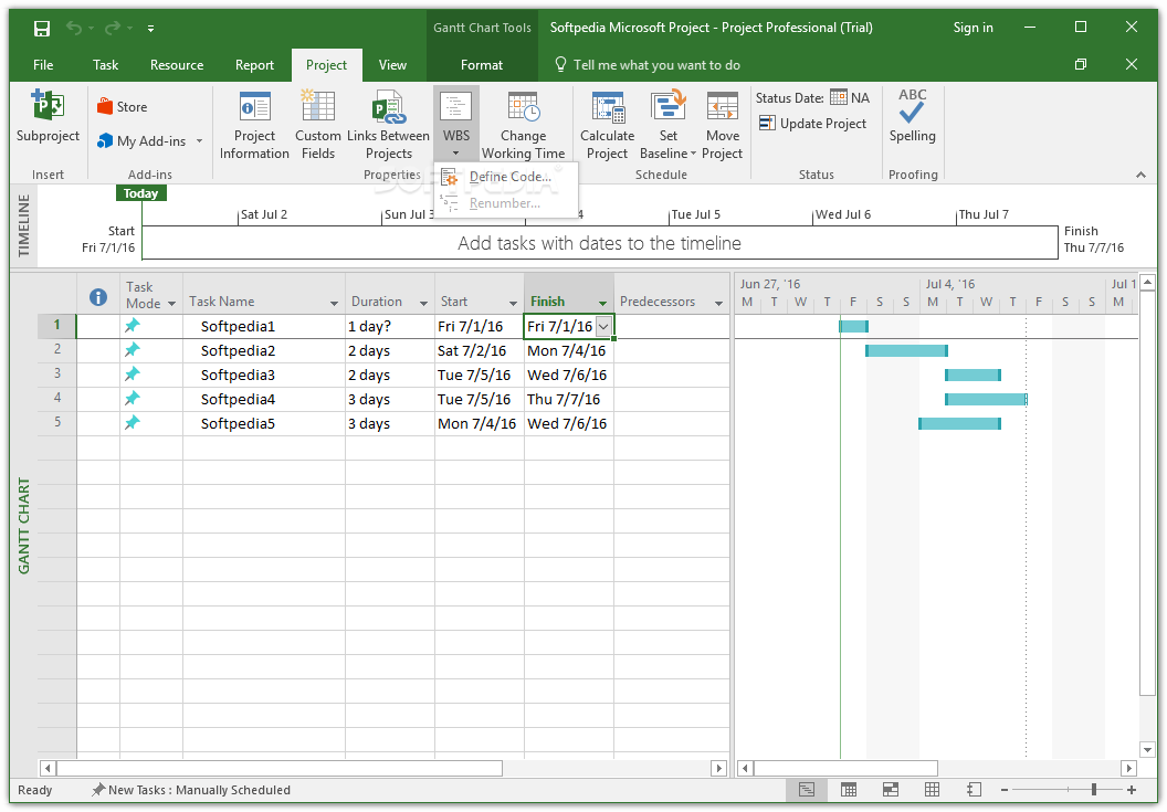 microsoft project professional 2016 download free trial