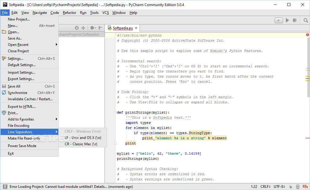 pycharm community add import to project structure