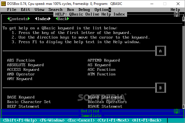 Qbasic 64 download for free