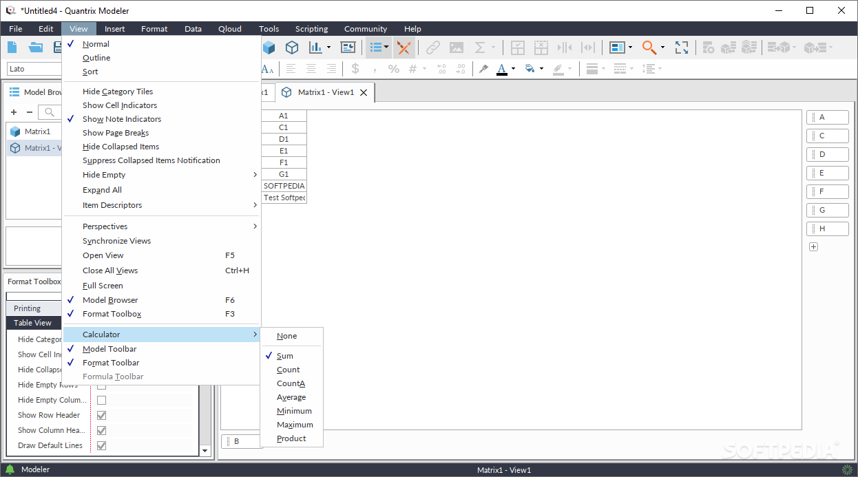 Quantrix Modeler screenshot #4