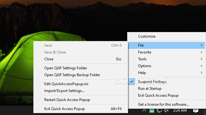 Download Download Quick Access Popup Portable 11.3.0.1 / 11.3.0.9.9 Beta Free