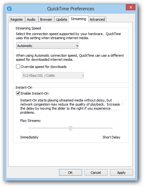 quicktime player for windows xp