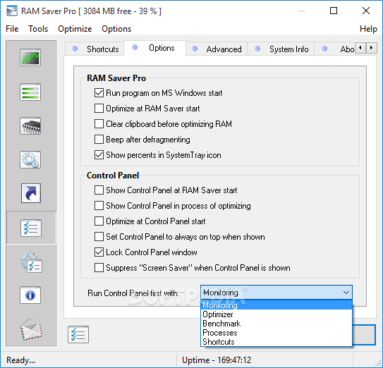 download the new for windows RAM Saver Professional 23.7