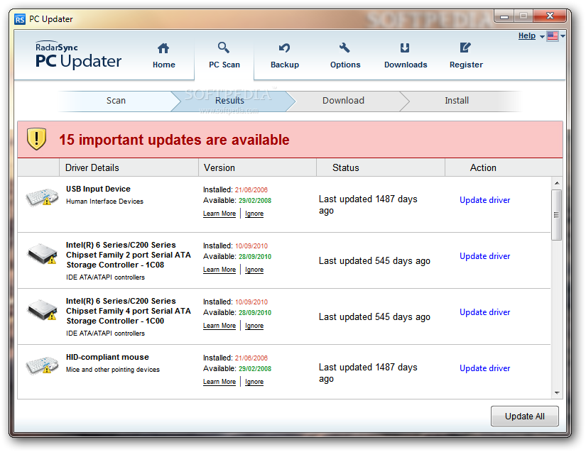 download updater for pc