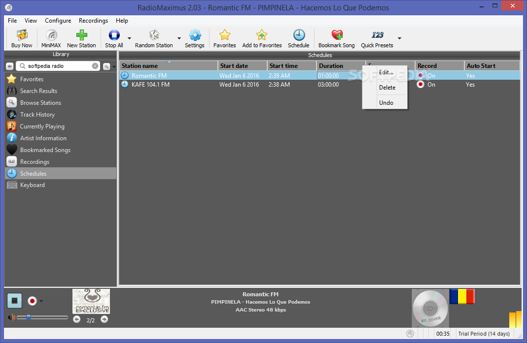 download the new version for windows RadioMaximus Pro 2.32.0