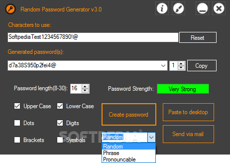 strong password generator necex