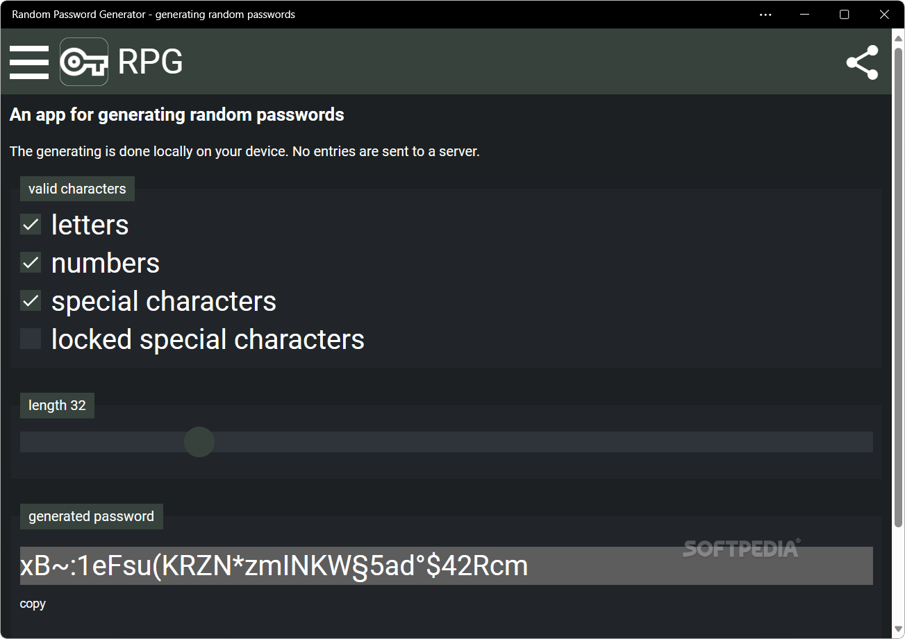 Download Random Password Generator (RPG) – Download & Review Free