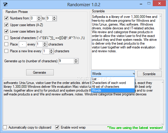 Download Randomizer Formerly Random Phrase Generator 1 0 3
