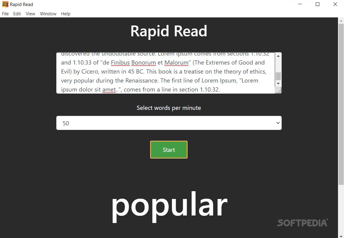 RapidRead screenshot #2