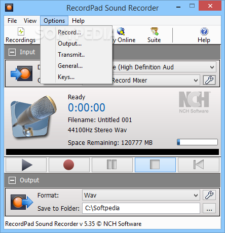 Download RecordPad Sound Recorder 9.03 Beta
