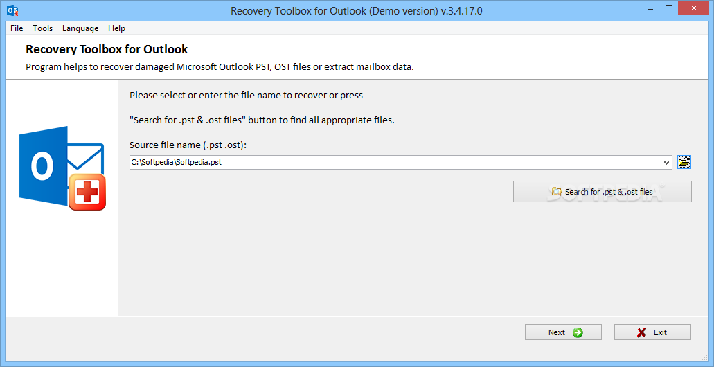 recovery toolbox for outlook serial