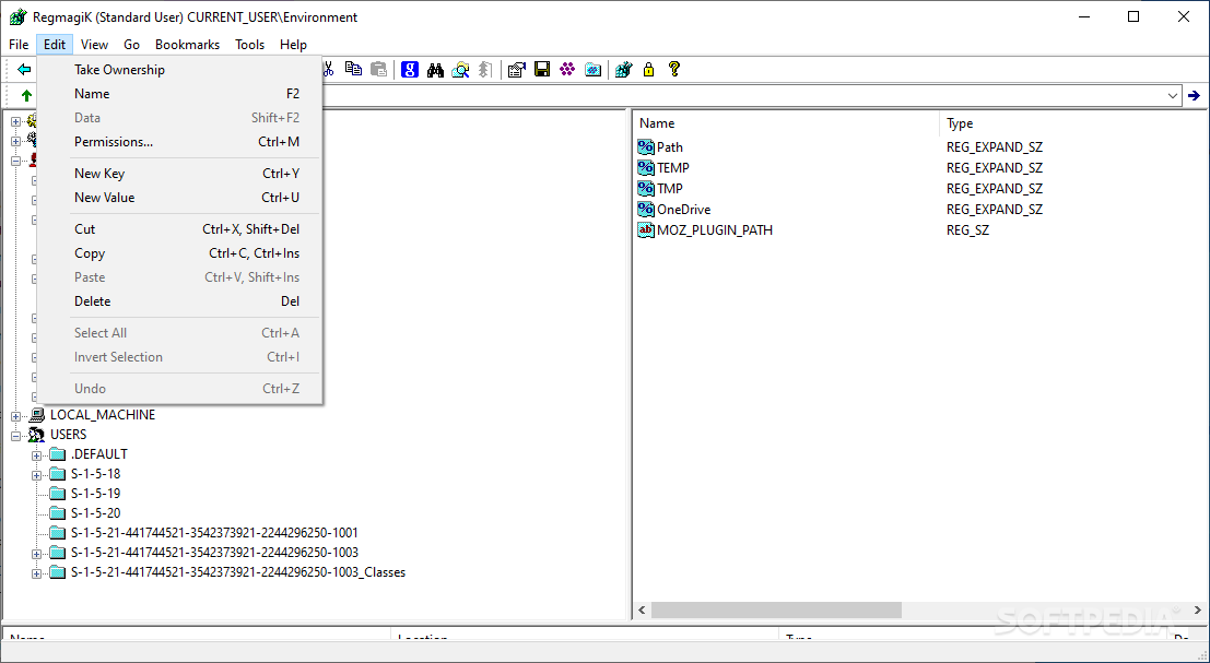 RegMagiK Registry Editor screenshot #1