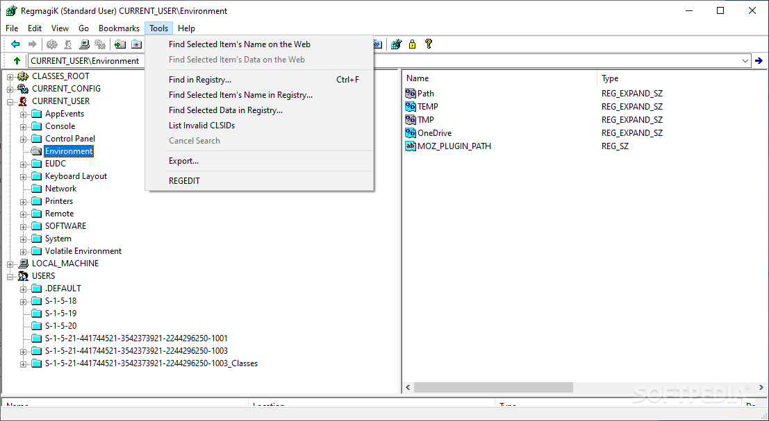 RegMagiK Registry Editor screenshot #4