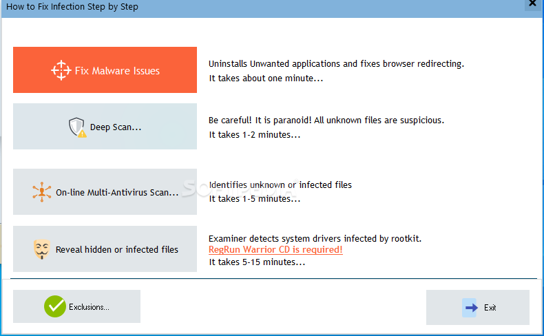 RegRun Security Suite Gold screenshot #4