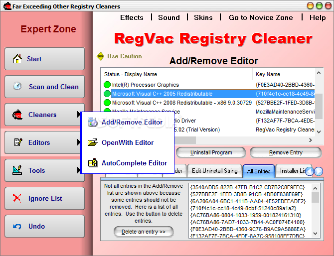 free xp registry repair software