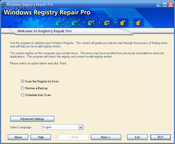 Registry Repair 5.0.1.132 free download