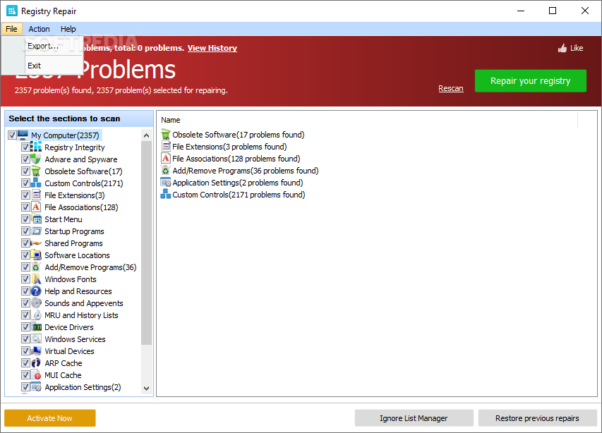 freeware registry repair windows 7 64 bit