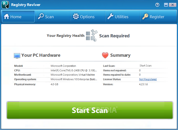 Registry Reviver screenshot #0