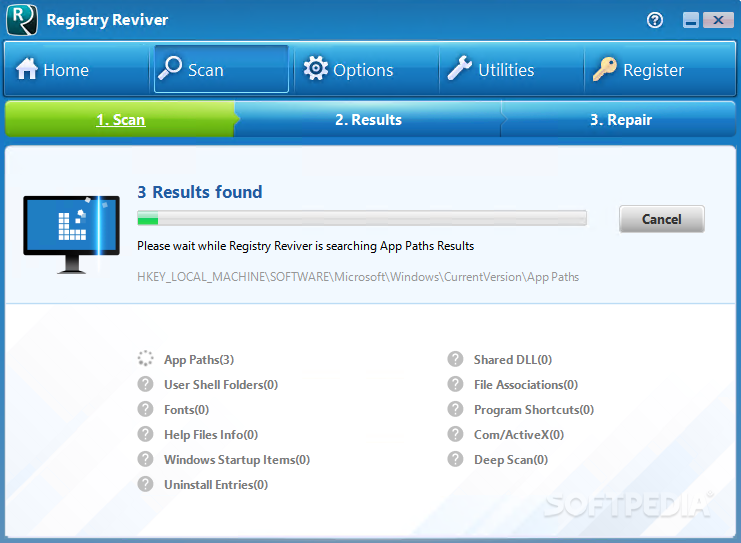 Registry Reviver screenshot #1