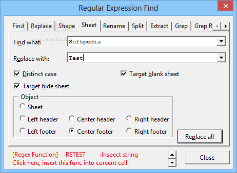 bluegriffon regular expression search