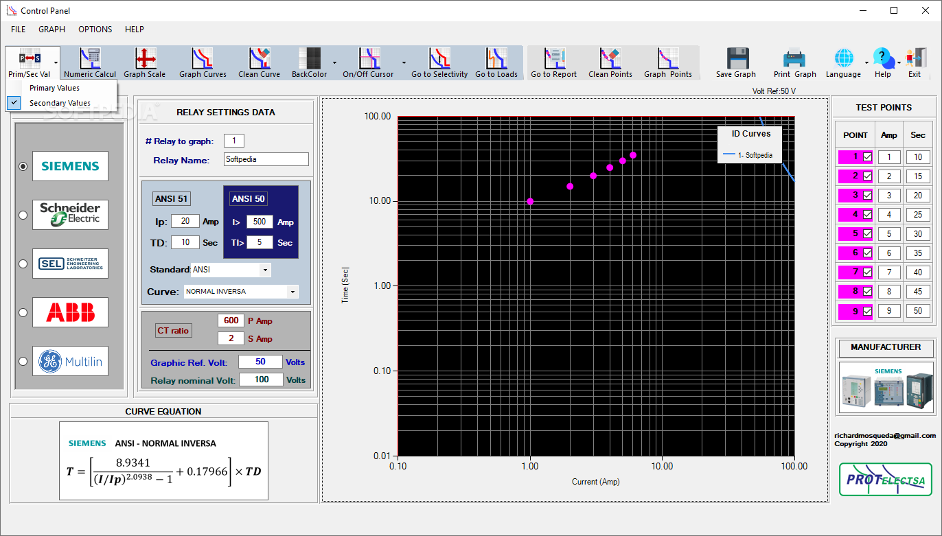 Relay Tripping Curves PRO screenshot #1