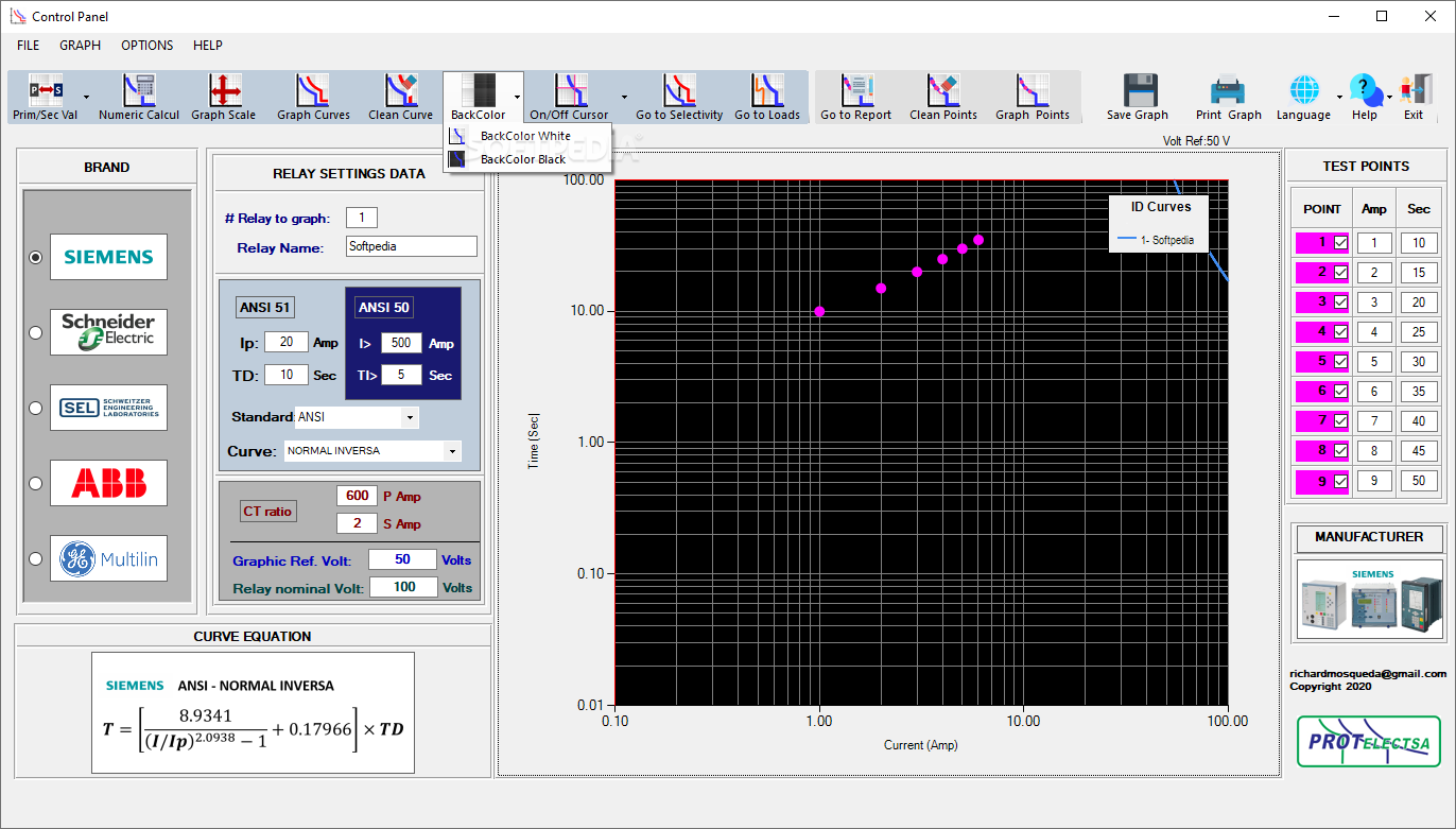 Relay Tripping Curves PRO screenshot #2