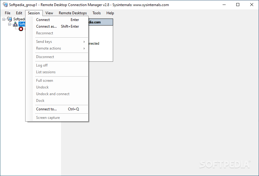 Remote Desktop Connection Manager (RDCMan) screenshot #3