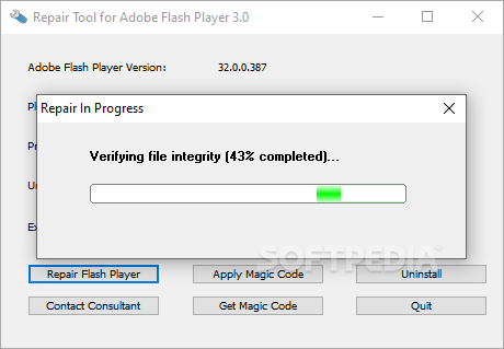 Repair Tool for Adobe Flash Player screenshot #1