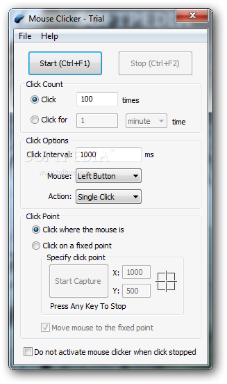 Mouse Clicker screenshot #0