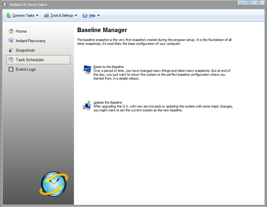 RollBack Rx Server Edition screenshot #1