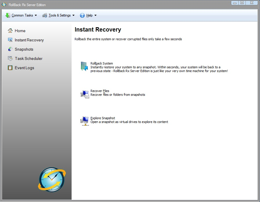 RollBack Rx Server Edition screenshot #3