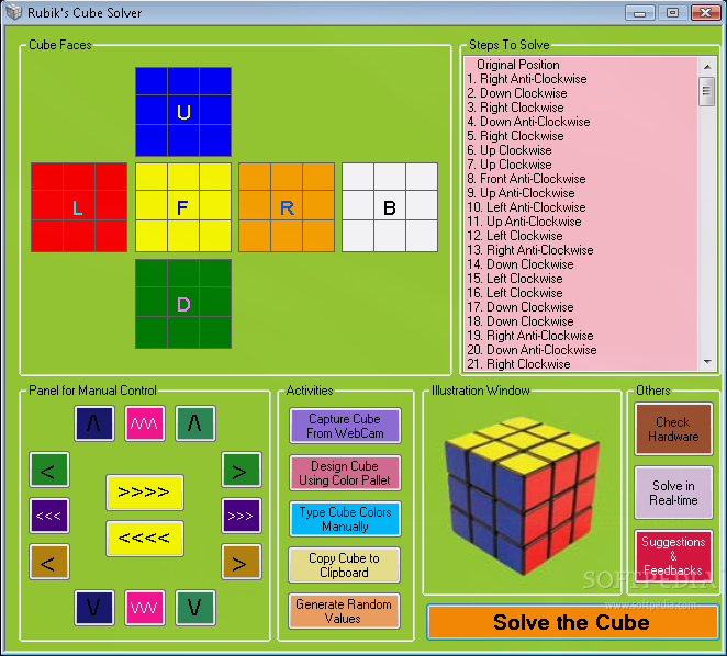 Pasture pizza Glue Download Rubik's Cube Solver 1.0